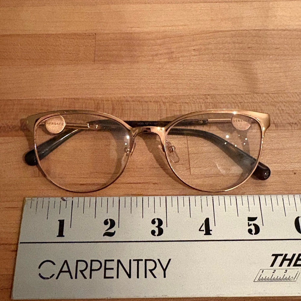 Versace Gold-Tone Eyewear
